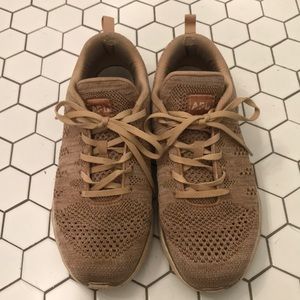 Blush Pink APL knit sneakers size 11